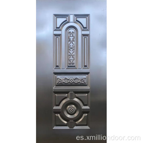 Panel decorativo de la puerta de metal